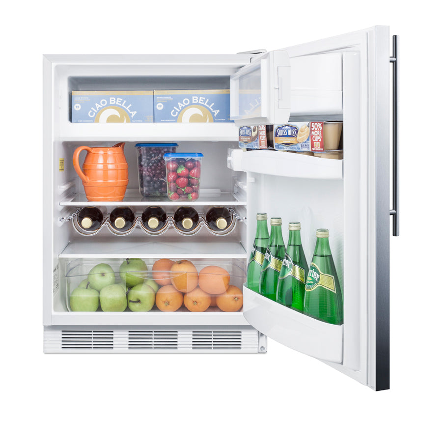 Accucold 24" Wide Built-In Refrigerator-Freezer (Model CT661WBISSHV)