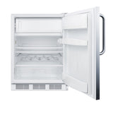 24" Wide Built-In Refrigerator-Freezer (Model CT661WBISSTB)