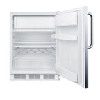 Accucold ADA compliant built-in undercounter refrigerator-freezer for residential use – CT661WCSSADA - Open