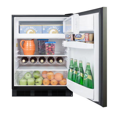 Accucold 24" Wide Built-In Refrigerator-Freezer (Model CT663BKBIKSHH)
