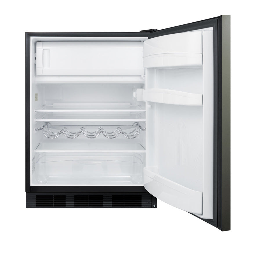 Accucold 24" Wide Built-In Refrigerator-Freezer (Model CT663BKBIKSHH)