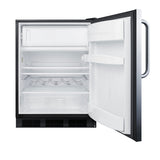 Accucold ADA compliant built-in undercounter refrigerator-freezer for residential use – CT663BKCSSADA