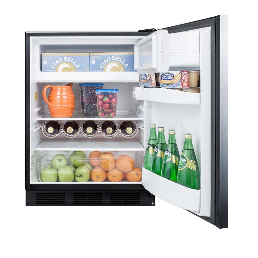 Accucold 24" wide residential ENERGY STAR certified 5 cu – CT663BKSSHHADA - Full