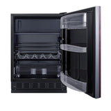 Accucold 24" wide counter height ENERGY STAR certified refrigerator-freezer for recessed use – CT66BK2SSRSIF
