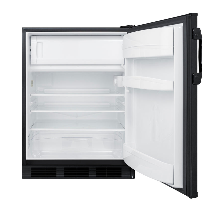 Accucold Freestanding refrigerator-freezer for general purpose use, Left Hinge, ADA – CT66BKADALHD