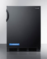 Accucold 24" wide ADA height ENERGY STAR certified refrigerator-freezer made in Europe – CT66BK2SSIFADALHD