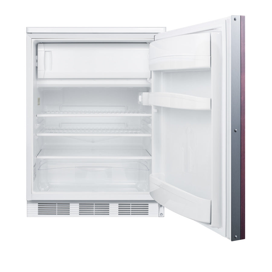Accucold 24" Wide Built-In Refrigerator-Freezer, ADA Compliant (Panel Not Included)