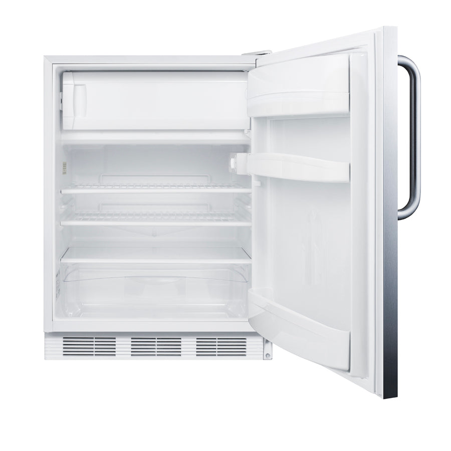 Accucold 24" Wide Built-In Refrigerator-Freezer, ADA Compliant, ADA (Model CT66LWCSSADA)