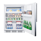 Accucold 24" Wide Refrigerator-Freezer, ADA Compliant, ADA (Model CT66LWSSHVADA)