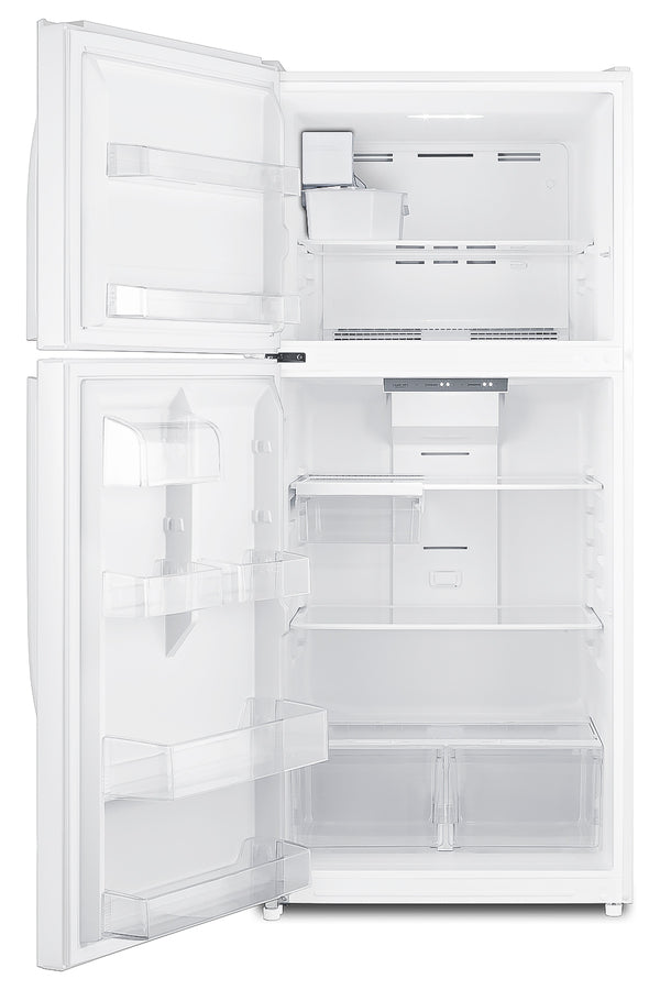 Full-size top mount refrigerator-freezer with icemaker in white (Model CTR21WIMLHD) Secondary image