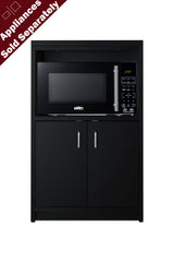 Storage cabinet with space for microwave, ships fully assembled, ADA (Model CWM1ADA)