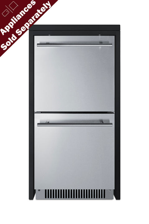 Refrigerator cabinet, ships fully assembled, ADA (Model CWR9ADA)