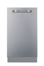Accucold 18" wide ADA compliant ENERGY STAR certified dishwasher in stainless steel with top controls