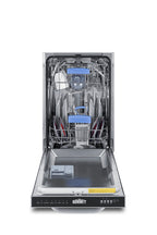 Accucold 18" wide ADA compliant ENERGY STAR certified dishwasher in stainless steel with top controls