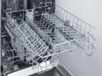 Accucold 18" wide ADA compliant ENERGY STAR certified dishwasher in stainless steel with front controls
