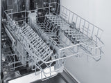 Accucold 18" wide ADA compliant ENERGY STAR certified dishwasher in stainless steel with front controls