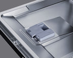 24" wide ENERGY STAR certified ADA height dishwasher in white with top-mount controls