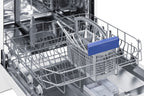 24" wide ENERGY STAR certified ADA height dishwasher in white with top-mount controls