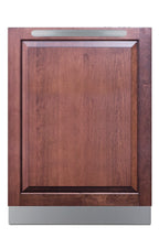 Accucold 24" wide ENERGY STAR certified ADA height panel-ready dishwasher (unfinished door) with top-mount controls
