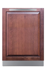 Accucold 24" wide ENERGY STAR certified ADA height panel-ready dishwasher (unfinished door) with top-mount controls