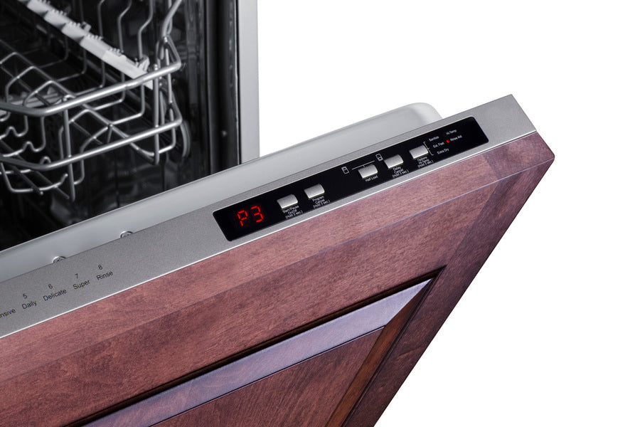 Accucold 24" wide ENERGY STAR certified ADA height panel-ready dishwasher (unfinished door) with top-mount controls