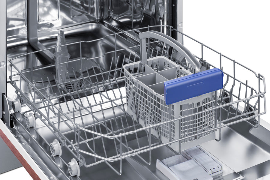 Accucold 24" wide ENERGY STAR certified ADA height panel-ready dishwasher (unfinished door) with top-mount controls