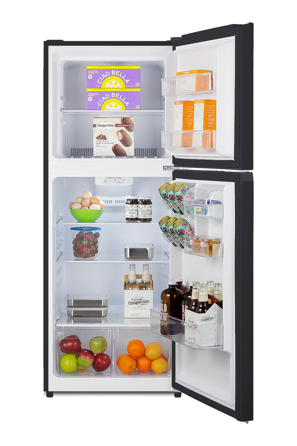 10 cu.ft. ENERGY STAR certified top mount refrigerator-freezer in black (Model FF1087B) - Full