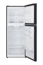 10 cu.ft. ENERGY STAR certified top mount refrigerator-freezer in black (Model FF1087B) - Open