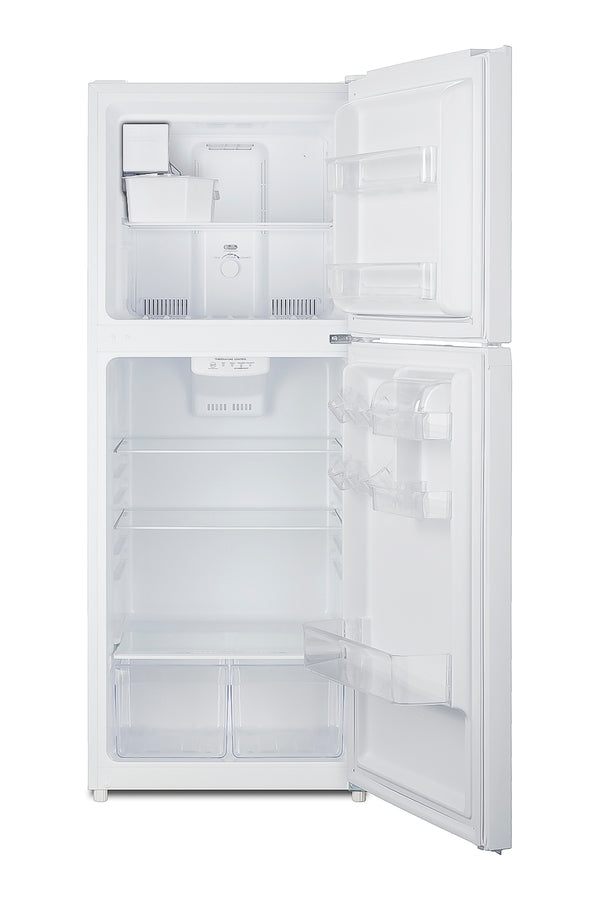 Accucold 10 Cu.ft. Top Mount Refrigerator-freezer in White with Icemaker (Model FF1088WIMLHD)