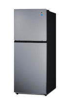 Accucold 10 Cu.ft. Top Mount Refrigerator-freezer in a Stainless Steel Look with Icemaker (Model FF1089PLIM)