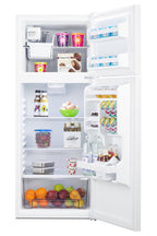 Accucold 24" Wide 9.9 Cu.ft. Frost-free Refrigerator-freezer in White Finish with Factory Installed Icemaker (Model FF1091WIM)