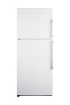 Accucold ENERGY STAR certified counter depth refrigerator-freezer with stainless steel doors platinum cabinet and icemaker