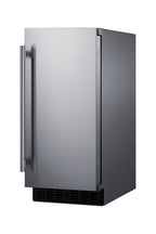 15" Wide All-refrigerator for Built-in or Freestanding Use, with Stainless Steel Wrapped Exterior, Lock, and Digital the