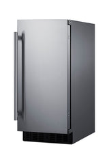 15" Wide All-refrigerator for Built-in or Freestanding Use, with Stainless Steel Wrapped Exterior, Lock, and Digital the