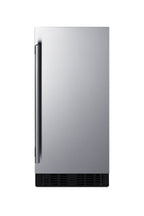 Accucold 15" Wide All-refrigerator for Built-in or Freestanding Use, with Reversible Stainless Steel Door and Lock (Model FF1532BSSLHD)