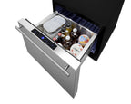 Accucold 21.5" Wide Single Drawer Bulit-in All-refrigerator for Indoor or Outdoor Use with Panel-ready Front (Model FF1DSS)