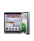 Accucold 27" wide built-in undercounter ADA compliant all-refrigerator with – FF27BSSADAIF