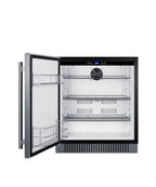 Accucold 27" wide ADA height built-in undercounter all-refrigerator for commercial or residential use, ADA (Model FF27BSSADALHD)