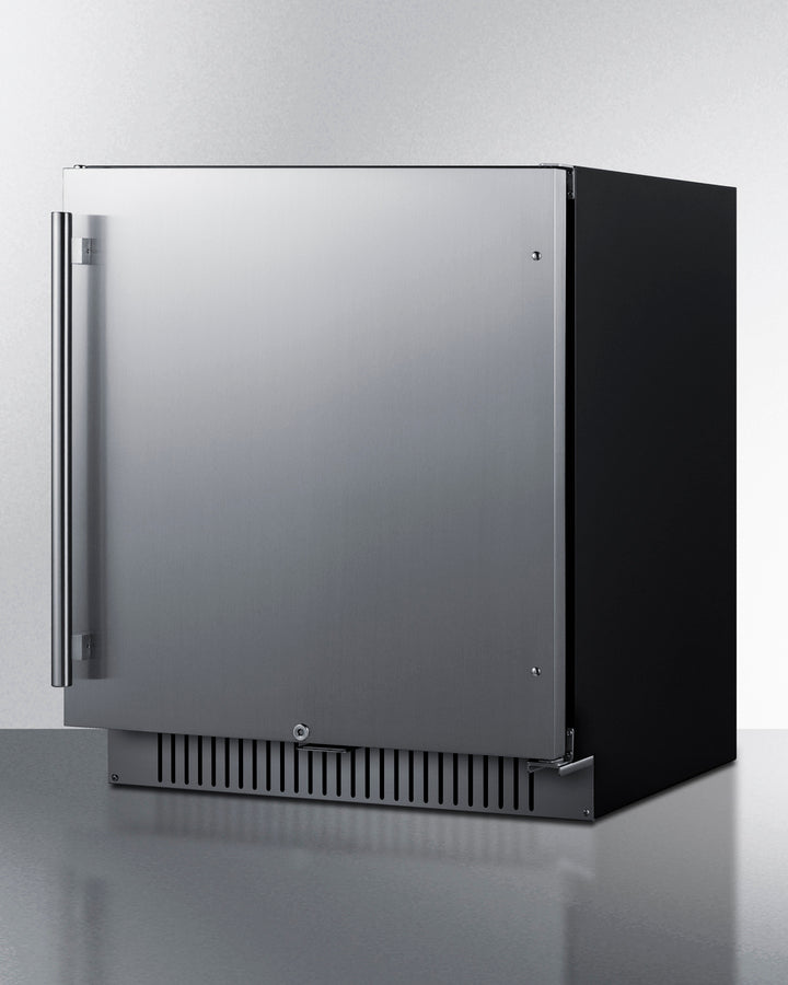 Accucold 27" wide ADA height built-in undercounter all-refrigerator for commercial or residential use, ADA (Model FF27BSSADA)