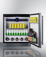 Accucold 27" wide ADA height built-in undercounter all-refrigerator for commercial or residential use, ADA (Model FF27BSSADA)