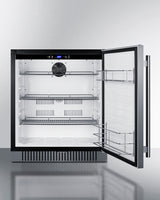 Accucold 27" wide ADA height built-in undercounter all-refrigerator for commercial or residential use, ADA (Model FF27BSSADA)