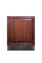 Accucold 27" wide built-in undercounter all-refrigerator with panel-ready door, black – FF27BSSIFLHD