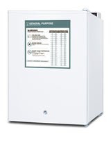 Accucold Compact general purpose all-refrigerator with automatic defrost, Left Hinge – FF28LWHGPLHD