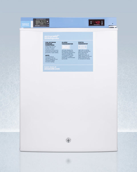 Accucold Compact auto defrost medical/scientific all-refrigerator with digital, Left Hinge – FF28LWHMED2LHD