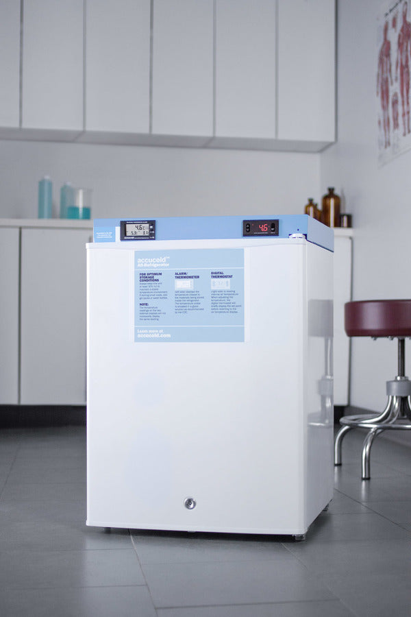 Accucold Compact auto defrost medical/scientific all-refrigerator with digital, Left Hinge – FF28LWHMED2LHD - Set