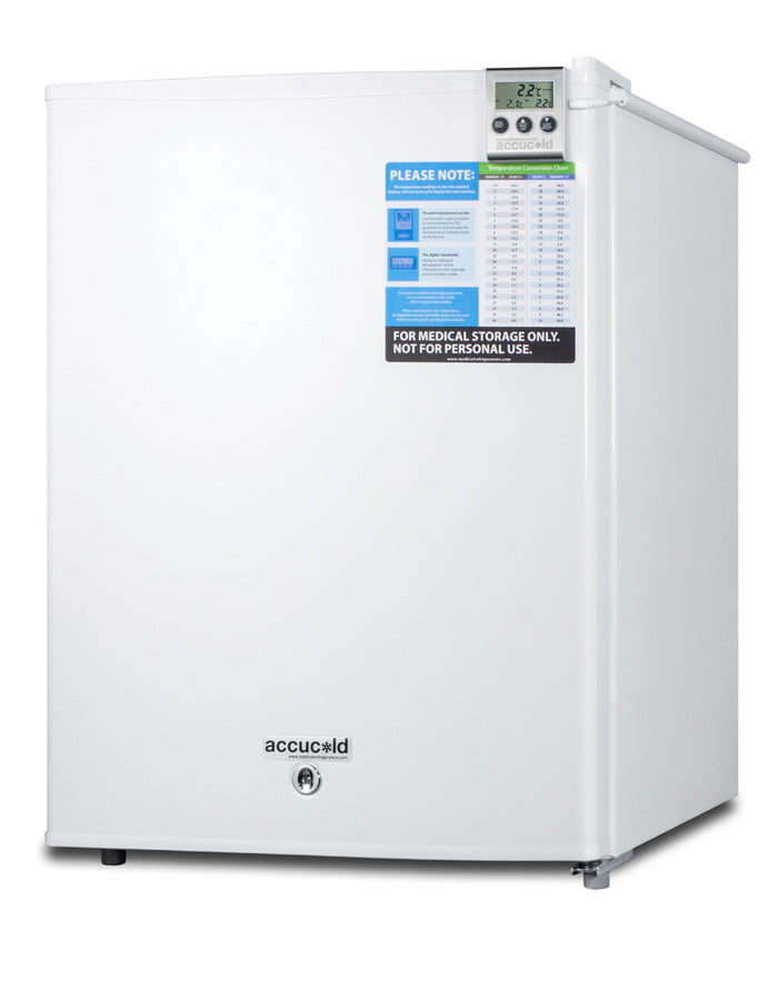 Accucold Compact medical all-refrigerator for temperature stable medical storage, Left Hinge – FF28LWHVACLHD