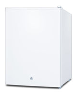 Accucold Compact all-refrigerator with automatic defrost, front-mounted lock, Left Hinge – FF28LWHLHD - Angle