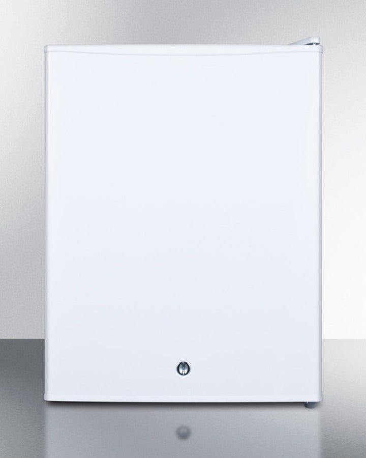 Accucold Compact all-refrigerator with automatic defrost, front-mounted lock, Towel Bar, Left Hinge – FF28LWHTBCLHD