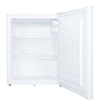 Accucold Compact all-refrigerator with automatic defrost, front-mounted lock, Left Hinge – FF28LWHLHD - Open