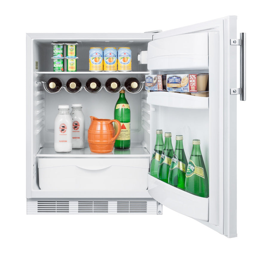 ENERGY STAR certified residential undercounter all-refrigerator (Model FF61WSSHH)